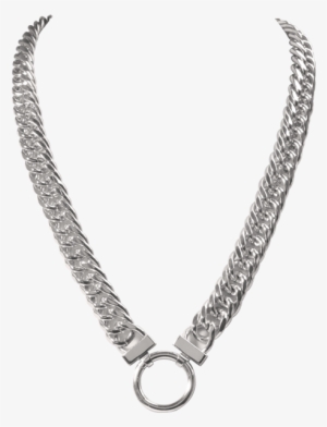 More Views - Nikki Lissoni 'large Link Double Curb' 50cm Gold Plated