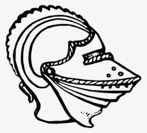 Knights Helmet Drawing At Getdrawings - Casco Medieval Vector Png