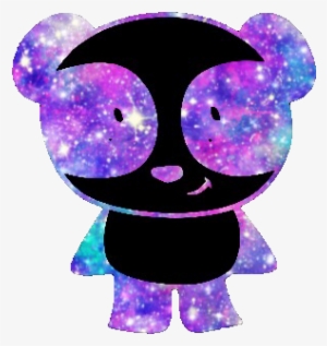 Ftestickers Galaxy Glitter Sparkle Panda Cute Girly - Illustration
