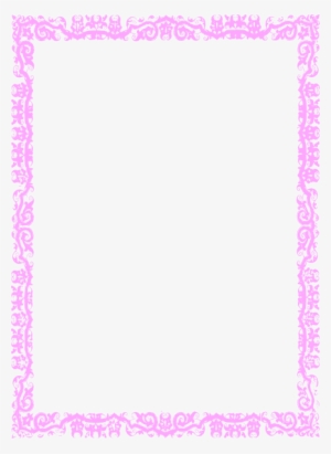 Girly Border Png - Black And White Islamic Border