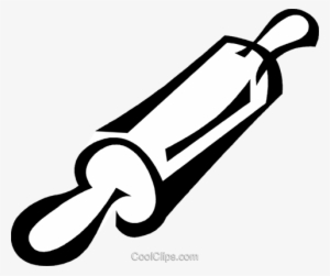 Rolling Pin Royalty Free Vector Clip Art Illustration - Rolling Pin Vector Png