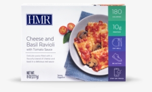 Picture Of Cheese & Basil Ravioli With Tomato Sauce - Hmr Diet