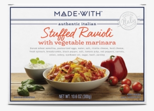 Stuffed Ravioli With Vegetable Marinara - Food