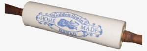 Stoneware Rolling Pin, Golden Grain Homemade Bread, - Rolling Pin