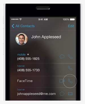 Remove Voice Plan Mobile Phones - Facetime Contacts
