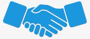 Clipart Download Computer Icons Clip Art Services Transprent - Shake Hands Blue Icon