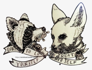 The Raccoon And The Fennec Fox By Verminuet On Deviantart - Fennec Fox And Raccoon