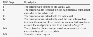 Figo Staging Of Cancer Of The Vagina - International Federation Of Gynaecology And Obstetrics