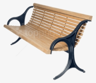 Benches In Wood - Png Cast Iron Park Bench