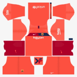 Away Kit - Https - //image - Ibb - Co/n69pnk/barca - Kit Italy Dream League Soccer 2018