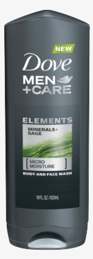 Dove Men Care Elements Minerals Sage Body Wash 18 Oz - Dove Charcoal Body Wash