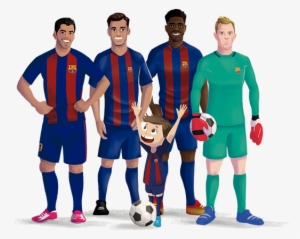 A Personalized Gift For The Idols Of Fc Barcelona - Player