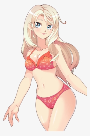 Clip Art Transparent Library Anime Girl In Swimsuit - Anime Girl In Swimsuit