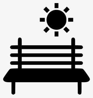 Bench In Park - Solar Home Icon