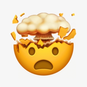 The New Emojis Coming To Your Iphone - New Exploding Head Emoji