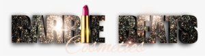 Brbie Beats Cosmetics Blk Glitter W Lipstick - Cosmetics