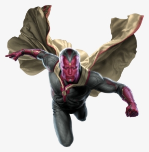 Marvel Vision Png Download Image - Age Of Ultron Vision Promo Art