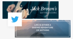 Twitter Header Photo - No Distance Left To Guitar - Viktor (ua) - Download