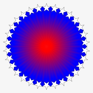 This Free Icons Png Design Of Red White Blue Starburst