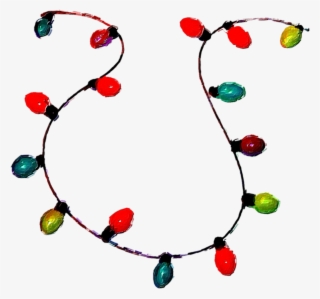 Christmas Lights Clipart Vintage - Vintage Christmas Lights Png