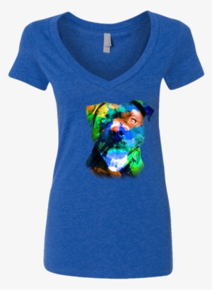 Watercolor Pit Bull - T-shirt