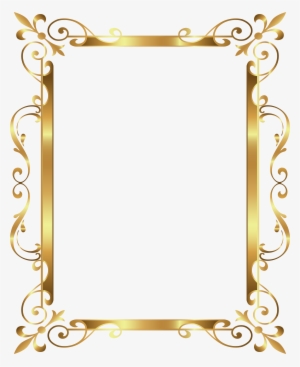 Gold Borders Png Free Hd Gold Borders Transparent Image Pngkit