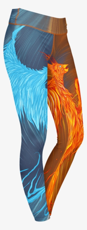 Fire & Ice Phoenix Leggings - Leggings