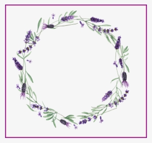 Lavender Vector Royalty Free Stock Huge - Lavendar Wreath Transparent