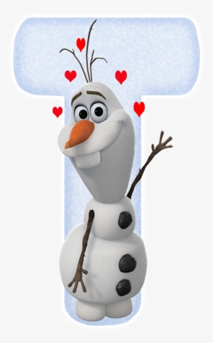 Olaf Frozen Alphabet 020 - Frozen Picks Cake Toppers (pack Of 24)