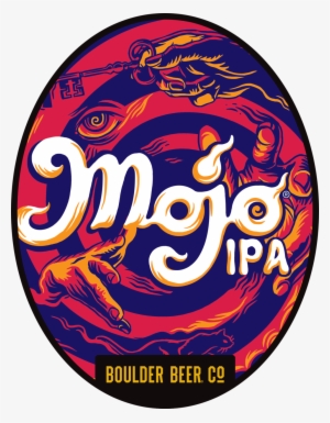4 Boulder Beer Mojo Oval - Mojo Ipa