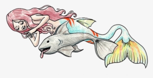 Mermaid Shark Sticker