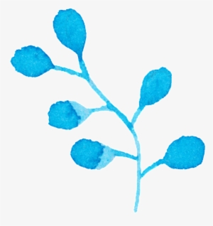 Simple And Transparent Watercolor Hand Painted Flowers - Watercolor Painting