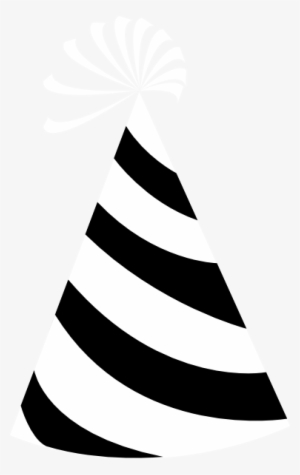 Clipart Black And White Library Clip Art Panda Free - Party Hat