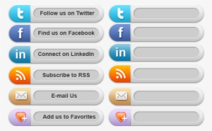 Social Media Buttons Image - Social Media Buttons