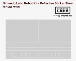 Labo - Toy-con 02 - Robot - Stickers - Reflective - - Colorfulness