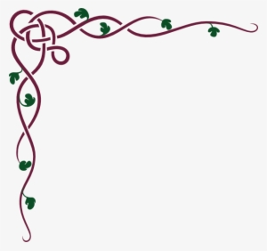 How To Set Use Celtic Ivy Maroon Clipart