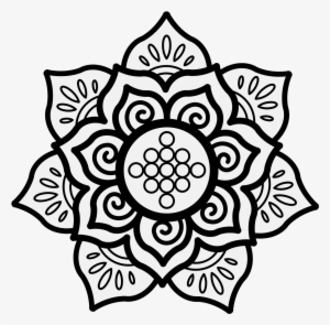 Lotus Flower Affronty - Anglo Saxon Art Patterns