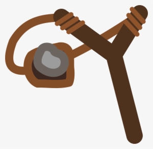 This Free Icons Png Design Of Slingshot With Stone