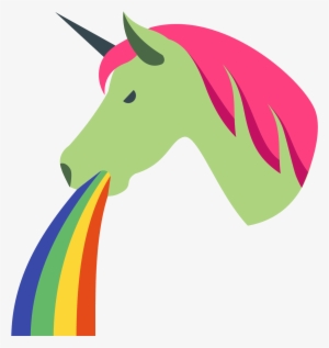 Vomiting Unicorn Icon - Unicorno Png