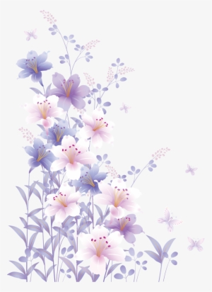 Design Set 2 Butterflies/flowers Painting Patterns, - Designer Sheets For Writing