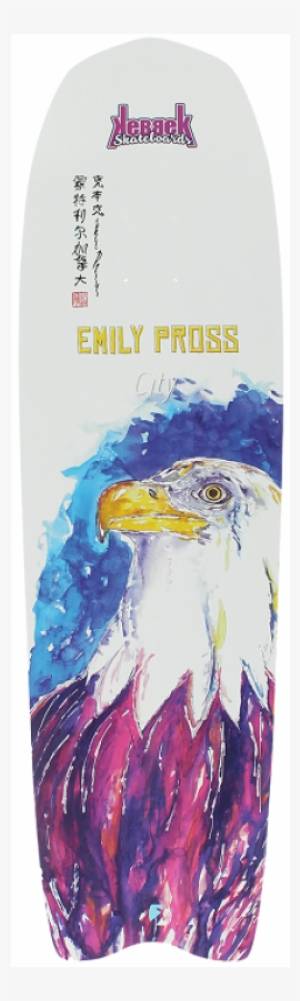 Kebbek Emily Pross City Longboard Skateboard Deck - Skateboard Deck