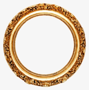 Golden Round Frame Png Transparent1 - Gold Circle Frame Png