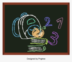 Design Of Stationery For Cartoon School Education, - Portable Network Graphics