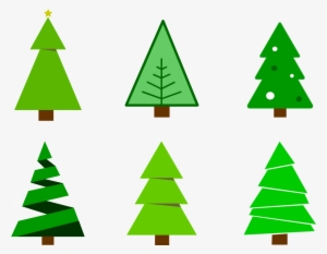 Free Colour Chirstmas Tree Vector Graphics - Christmas Day