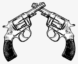 Pistol Tattoo Drawing - Pistols Clip Art