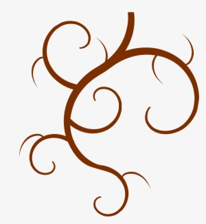 Swirl Branch Png Transparent Image - Clip Art