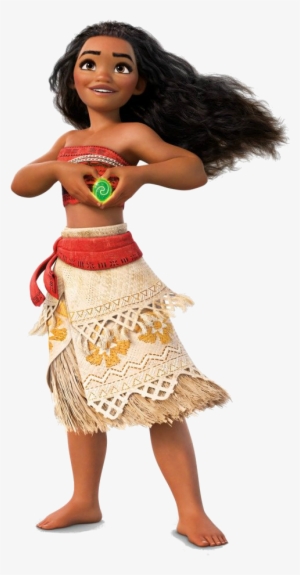 Moana With The Heart - Moana Png