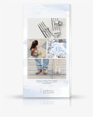 Back Photo Book Cover Designed For Honeymoon And Anniversaries - Flyer