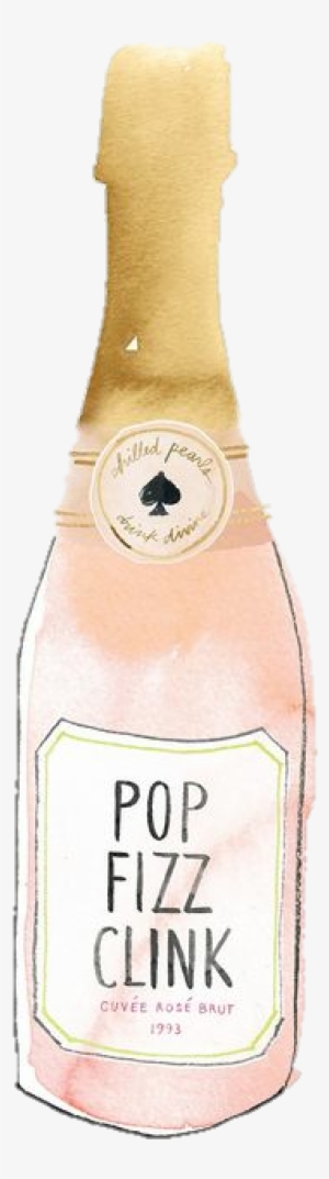 Freetoedit Ftestickers Champagne Katespade Watercolor - Champagne
