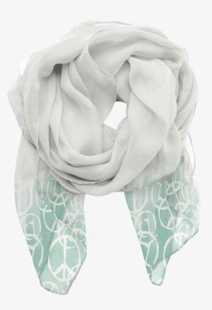 At Peace Watercolor Scarf - Watercolor Painting